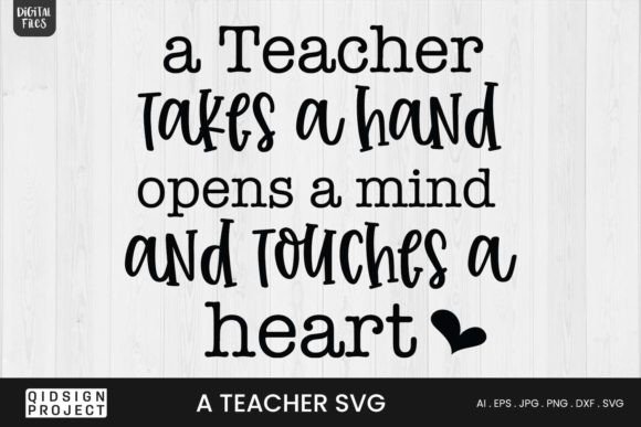 A Teacher SVG for Crafts and Graphics