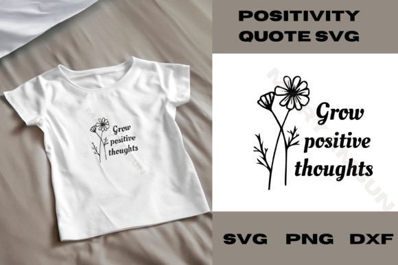 Positive Quote SVG for Graphics and Crafts