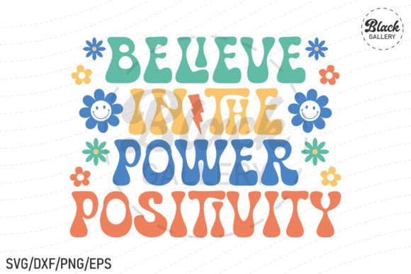 Retro Groovy Motivational Quote SVG for Crafts and Graphics