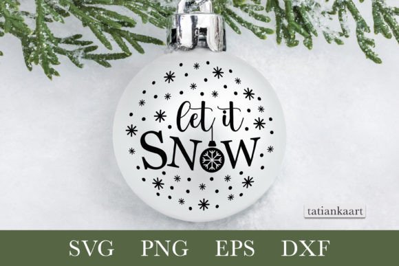 Winter Quote SVG Let It Snow Design Review
